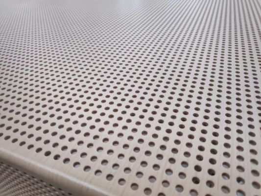 Γαλβανισμένα διάτρητα μεταλλικά φύλλα με στρογγυλές οπές για διακόσμηση