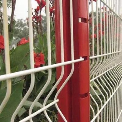 Γαλβανισμένος δρόμος φράκτης 1220*2440mm πλέγματος πράσινος ντυμένος φράκτης πλέγματος καλωδίων
