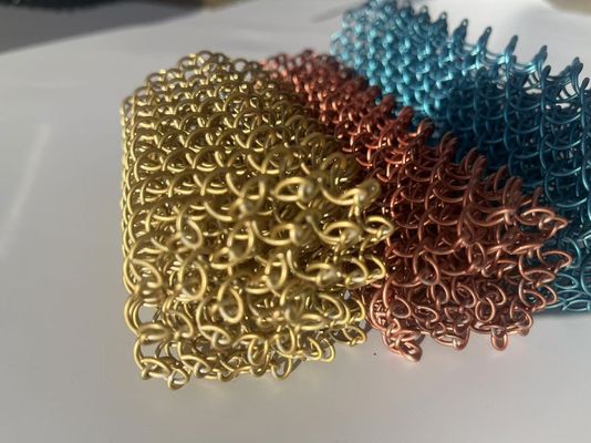 Μοντέρνος Σχεδιασμός Κουρτίνα Αλυσίδας από Ανοξείδωτο Χάλυβα 304 με Άνοιγμα 6mm για Αρχιτεκτονικό Μεταλλικό Πλέγμα