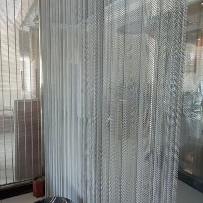 Διακοσμητική κουρτίνα από συρμάτινο πλέγμα αλυσίδας από ανοξείδωτο χάλυβα