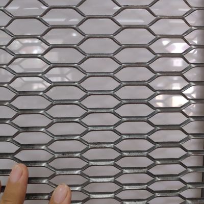 Γαλβανισμένο φύλλο χαμηλού άνθρακα 2mm Εξαγωνική οπή Διογκωμένο Μεταλλικό Πλέγμα