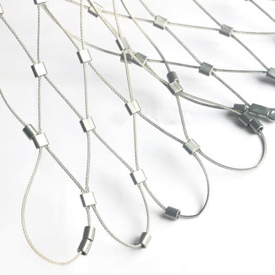 SS304 Ferrule Diamond Flexible Inox Stainless Steel Wire Cable Net Rope Mesh (Σημείο SS304) Ελαστικός διαμαντένιος ατσάλινος ατσάλινος ατσάλινου καλωδίου