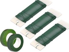 22 Gauge 18 Gauge 100τμχ Floral DIY Χειροποίητο Κηπουρική Εικονογράφηση Πράσινο