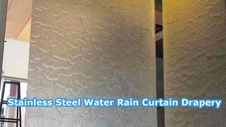 Waterfall Cascade Mesh για διακόσμηση ξενοδοχείου & εμπορικού κέντρου