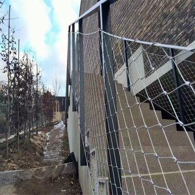 Εύκαμπτο και Ανθεκτικό Πλέγμα Καλωδίων από Ανοξείδωτο Χάλυβα 304 με Διαμαντένια Οπή για Δίχτυ Ασφαλείας