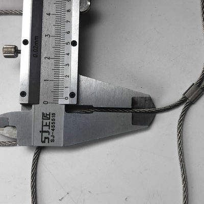 SS304 Ferrule Diamond Flexible Inox Stainless Steel Wire Cable Net Rope Mesh (Σημείο SS304) Ελαστικός διαμαντένιος ατσάλινος ατσάλινος ατσάλινου καλωδίου