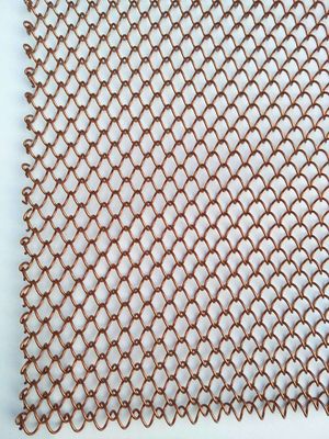 Προσαρμοσμένη έγχρωμη διακοσμητική κουρτίνα αλουμινίου για κουρτίνα επένδυσης τοίχων