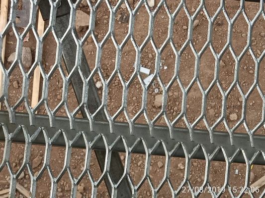 Ατσάλι 304 Επεκτεινόμενο μεταλλικό φράχτη Έξαγωνική τρύπα