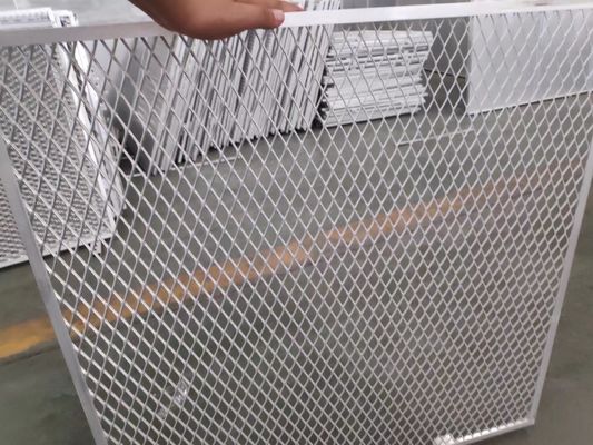 Διασταλμένο μεταλλικό πλέγμα αλουμινίου με επίστρωση πούδρας 1.2x2.4m