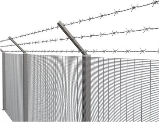 76.2x12.7mm Powder Coated 358 Airport Security Mesh Φράχτης Ζυγισμένο