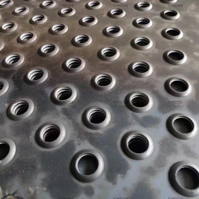 Πλάκα διαδρόμου αντιολισθητικού τύπου Diamond Grip Strut Grating αλουμινίου 2-5m