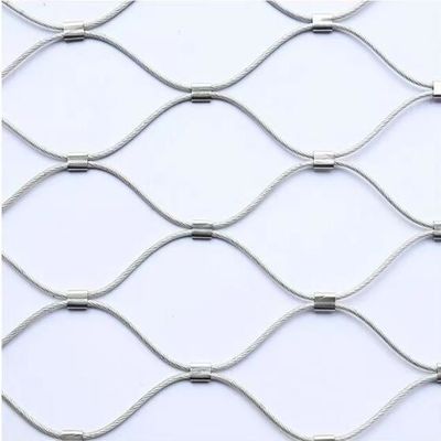 Ατμοσφαιρικό 30x30mm 304/316 Ατσάλινο σχοινί για την προστασία των ζώων