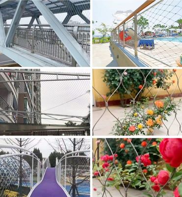 304 Ατσάλινη Διάτρηση Καλωδίων Μαύρη Οξείδωση για Ατμολογείο Ζωολογικού Κήπου