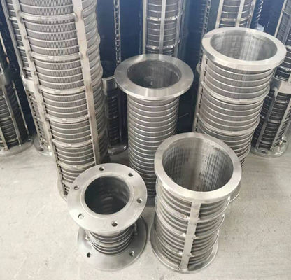 Φίλτρο πετρελαίου άμυλο Ζάχαρη Johnson Wedge Wire Slot Bend Curved Screen