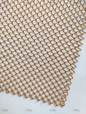 1.2mm πάχος αλυσίδα σύνδεση διακοσμητική κουρτίνα αρχιτεκτονικό σύρμα πλέγμα