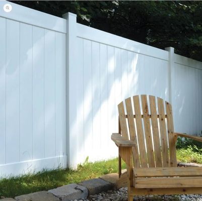 6ft εξωτερικός κήπος λευκό φθηνό PVC βινύλιο Privacy Fence Panel