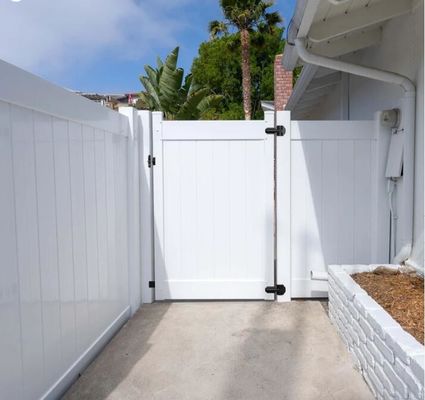 6ft εξωτερικός κήπος λευκό φθηνό PVC βινύλιο Privacy Fence Panel