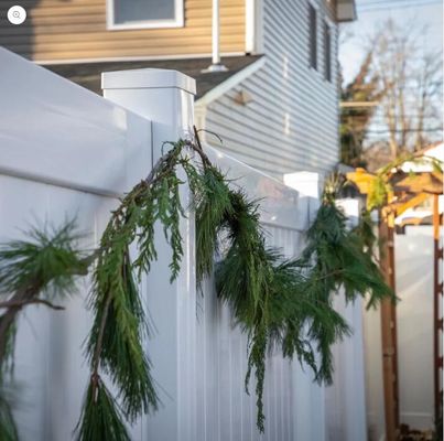 6ft εξωτερικός κήπος λευκό φθηνό PVC βινύλιο Privacy Fence Panel