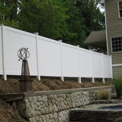 Ανθεκτικότητα 6*8 πόδια παρθένα PVC φθηνό Πλήρη προστασία της ιδιωτικής ζωής φράχτη