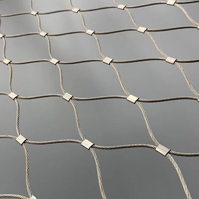 SS304 Ferrule Diamond Flexible Inox Stainless Steel Wire Cable Net Rope Mesh (Σημείο SS304) Ελαστικός διαμαντένιος ατσάλινος ατσάλινος ατσάλινου καλωδίου