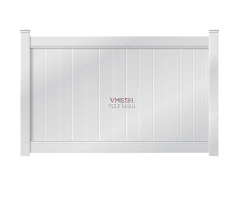 Φράχτης ιδιωτικότητας PVC λευκός 6x8ft για αυλές
