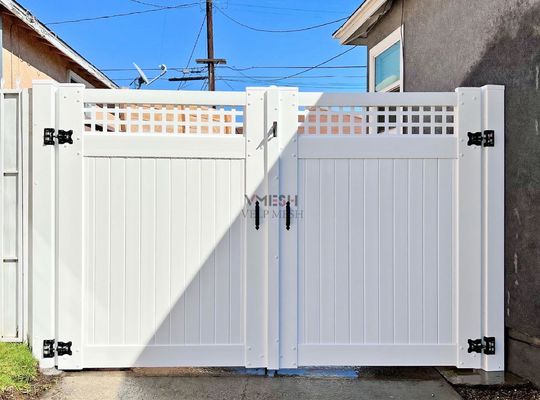 Λευκό βινύλιο Privacy Fence Panel 6x8ft Virgin υλικό