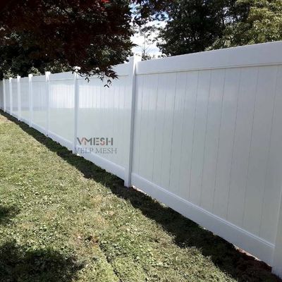 Υψηλή αντοχή 6 πόδια PVC Privacy φράχτης Δωρεάν συντήρηση