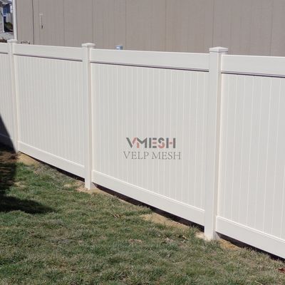 6*8 Ασφάλεια White Yard Vinyl Rail Φράχτης Φράχτης