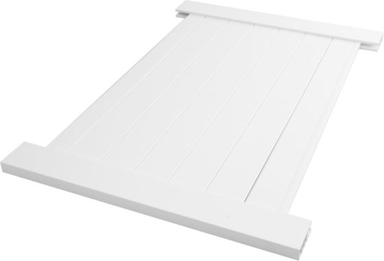 Λευκό φράχτη ιδιωτικότητας PVC 6x8ft ανθεκτικό στην UV Ακτινοβολία Χαμηλής συντήρησης