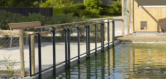 Δίκτυο σχοινιών από ανοξείδωτο χάλυβα ανθεκτικό στις υπεριώδεις ακτινοβολίες με μακρά διάρκεια ζωής και μη τοξικές ιδιότητες για φράχτη ζωολογικού κήπου και πτηνοτροφείο