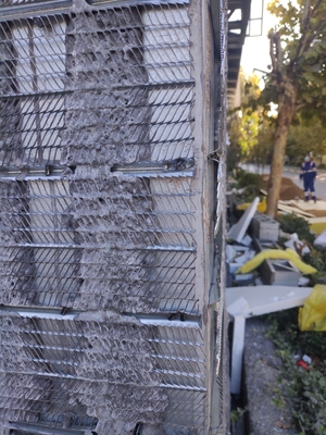 Διαμόρφωση πλέγματος από γαλβανισμένο χάλυβα για μόνιμα καλούπια αρμών σκυροδέματος