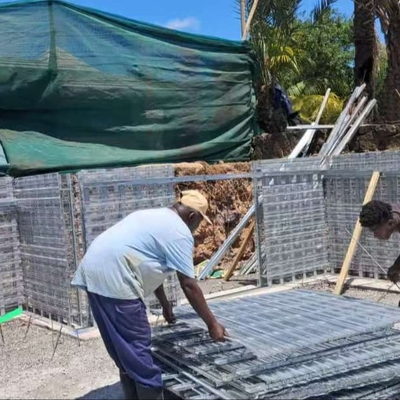 Ζυγισμένο χάλυβα Hy Rib Mesh για το σχήμα σκυροδέματος στην κατασκευή πισίνων στην Αφρική