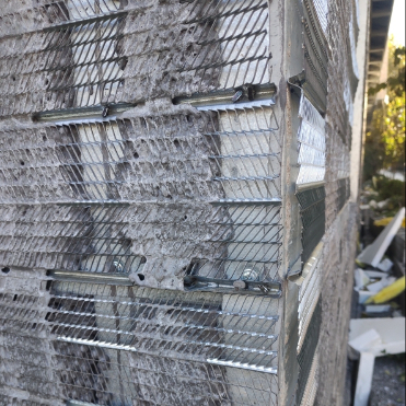 Ζυγισμένο χάλυβα Hy Rib Mesh Formwork 1,1m x 3m