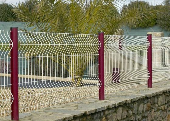 3D Γαλβανισμένο Συρματόπλεγμα Συναρμολογημένο με Συγκόλληση 50x100mm 3.0mm με Επίστρωση Πούδρας