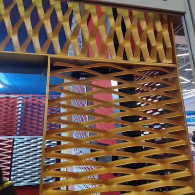 Προσαρμοσμένο Powder Coating Αλουμίνιο Επεκτεινόμενο Μεταλλικό Πλέγμα οροφή τοίχος προσώπου