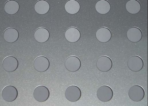 4 * 8ft ανοξείδωτο χάλυβα ευθεία στρογγυλή τρύπα μοτίβο διάτρητο φύλλο