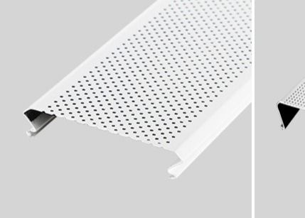 Πυρήνες οροφής από αλουμίνιο με επικάλυψη PVC 3003H24 Κρεμασμένα