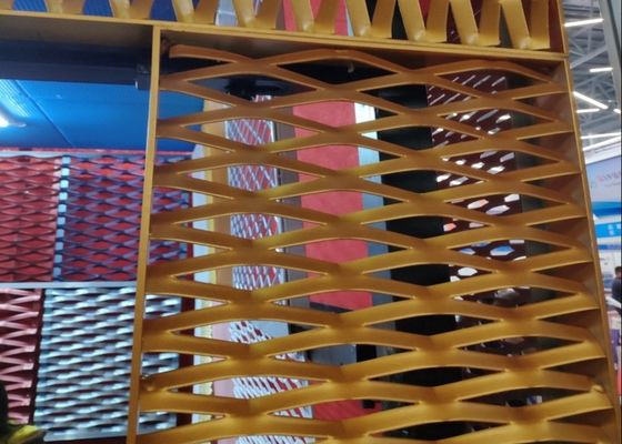 Ανοδιωμένο Διευρυμένο Μεταλλικό Πλέγμα Οροφής Αλουμινίου 1060 3003 Κράμα