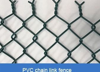 6ft Ζυγισμένο PVC επικαλυμμένο φράχτη αλυσίδας ASTM E2016 ISO9001