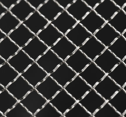 Αρχιτεκτονικό ανοξείδωτο χάλυβα 1mm 2mm Crimped Woven Wire Mesh για Railing Crimped Mesh Φράχτες