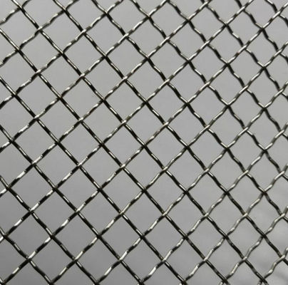 Αρχιτεκτονικό ανοξείδωτο χάλυβα 1mm 2mm Crimped Woven Wire Mesh για Railing Crimped Mesh Φράχτες