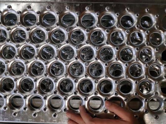 Ανοξείδωτο Ατσάλι 3mm Στρογγυλή Οπή Πλέγμα Ασφαλείας για Διάδρομους Οροφής