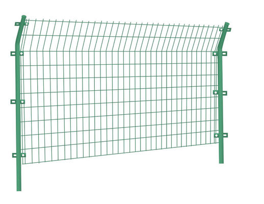 4mm PVC επικαλυμμένο συγκολλημένο συρματόπλεγμα Πίνακα πράσινο 6ft γαλβανισμένο