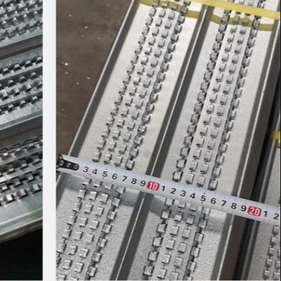 Ζυγισμένο χάλυβα Hi Rib Metal Lath 450 mm x 2200 mm Μόνιμη φόρμα