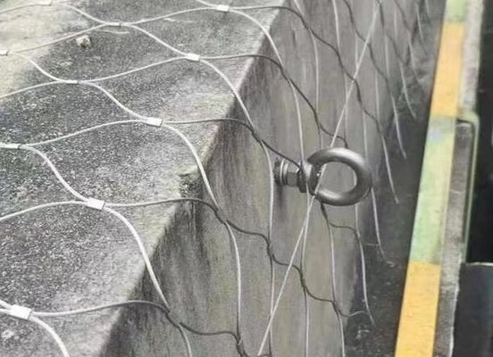 πάχος 304 2mm πλέγμα σχοινιών SS διακοσμητικό για το κιγκλίδωμα ζωολογικών κήπων