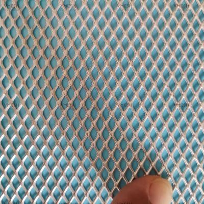 Υψηλής ασφάλειας 2mm Metal Sheet Mesh Aluminium Small Hole Micro Rolls