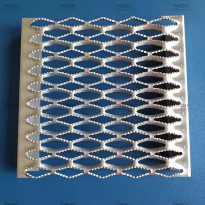 5 τρύπες 450mm*3000mm διαμαντιών γαλβανισμένο κιγκλίδωμα σανίδων χάλυβα που διατρυπιέται