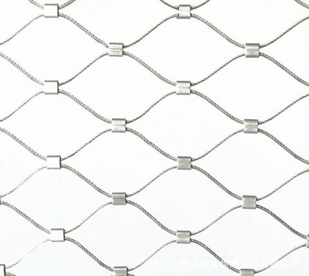 1mm ατσάλινο σχοινί σύρμα πλέγμα προσαρμοσμένη μαύρη οξείδωση για κλουβί πουλιών