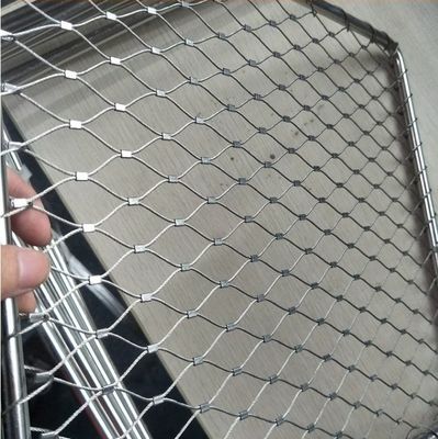 Δυνατό ανθεκτικό σχοινί από ανοξείδωτο χάλυβα 316 100x100mm για περβάζι