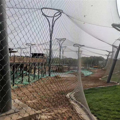 20x20mm Ατσάλινο σχοινί Wire Mesh Υψηλής αντοχής Διακοσμητικό Χειροδεμένο